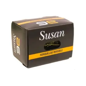 Asuer Horquilla Invisible Mini Negro Susan 800uds